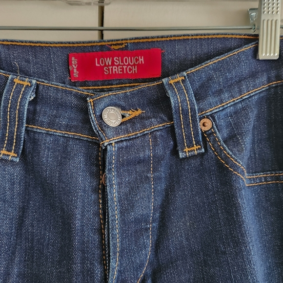 Vintage Levi Strauss & Co. 513 Low Slouch Stretch Ladies Bootcut/ Flare Jeans - Picture 7 of 9